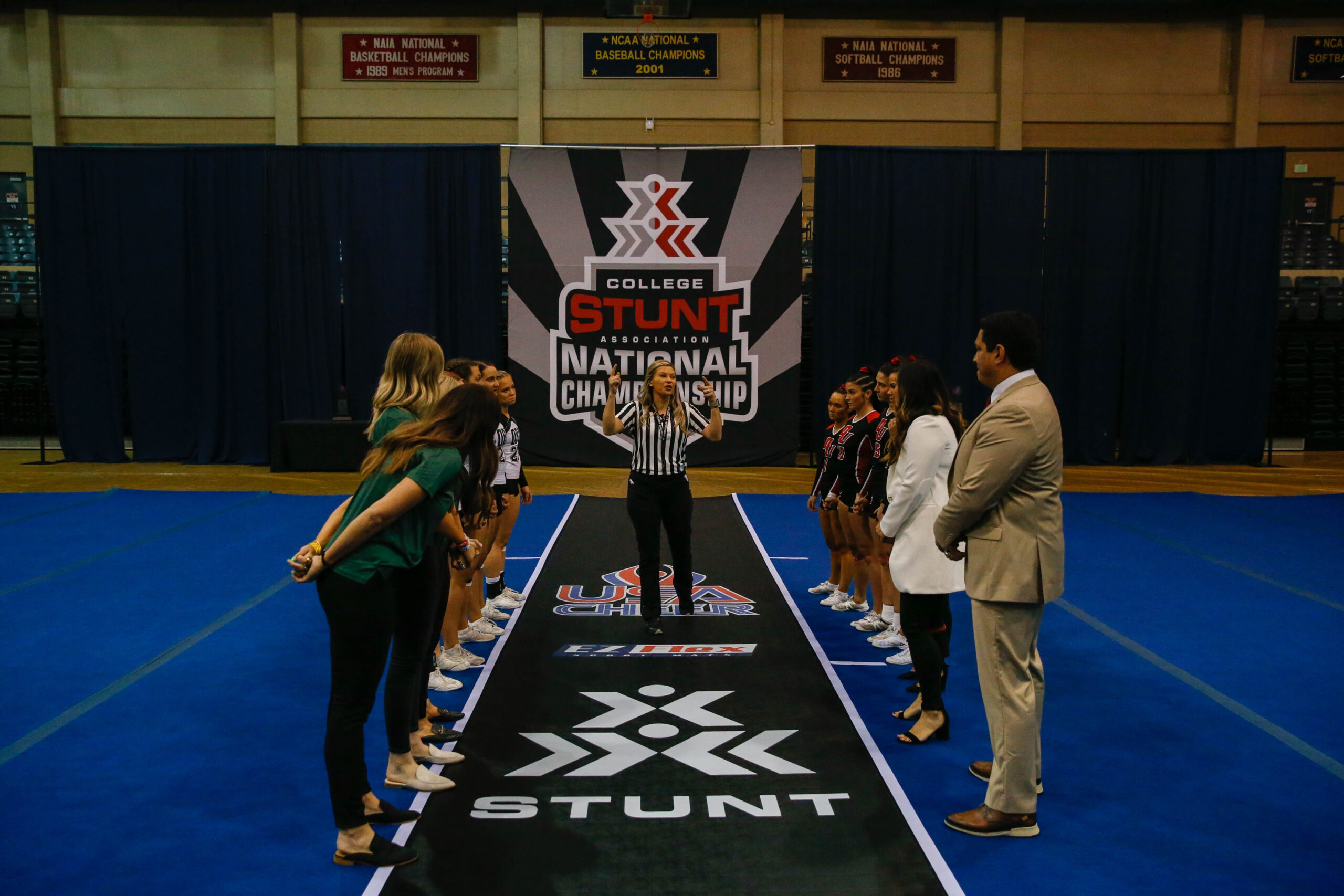 Coin Toss at STUNT Nationals