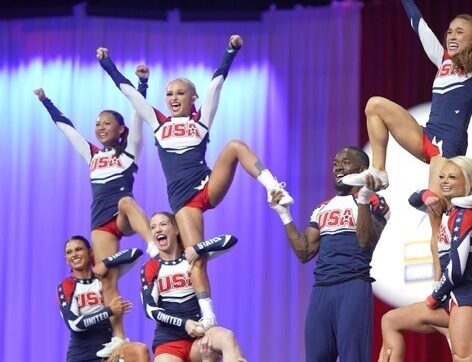 USA Coed Athletes Performing in Protective Wearables