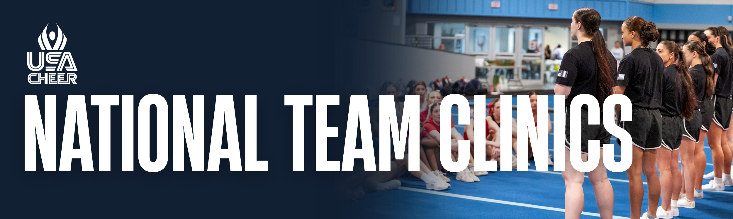 USA Cheer NTL TEAM Clinics Banneer